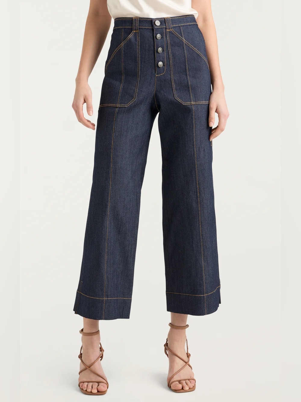 Cinq a Sept Benji Wide Leg Jeans